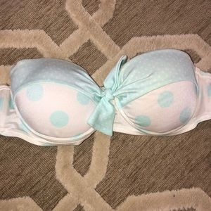 Baby blue bikini top